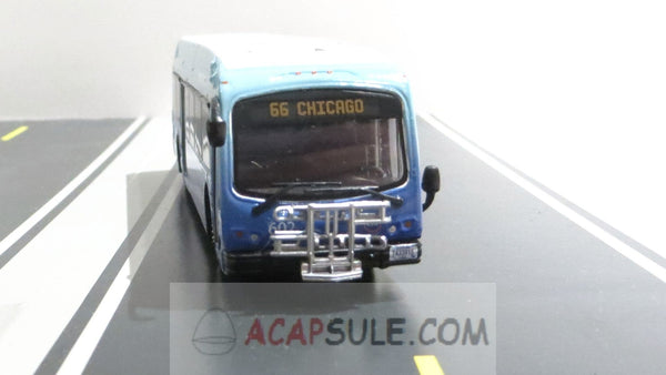 Chicago CTA 1/87 Scale Proterra ZX5 Electric Transit Bus Diecast Model