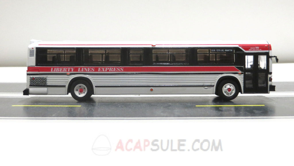 Liberty Lines Express Route BXM MCI Classic Transit Bus in 1/87