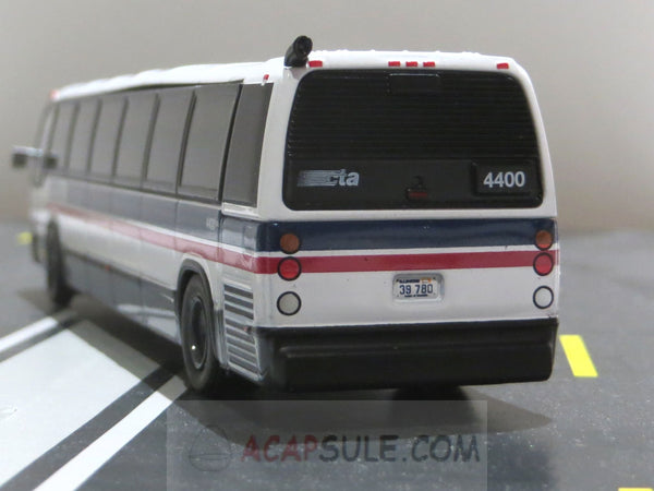 CTA Chicago Route 145 to Michigan 1/87 Scale TMC RTS Transit Bus Diecast Model