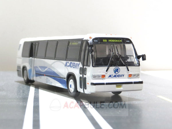 Academy Bus Line Route 22 to Hoboken1/87 Scale TMC RTS Transit Bus Diecast Model