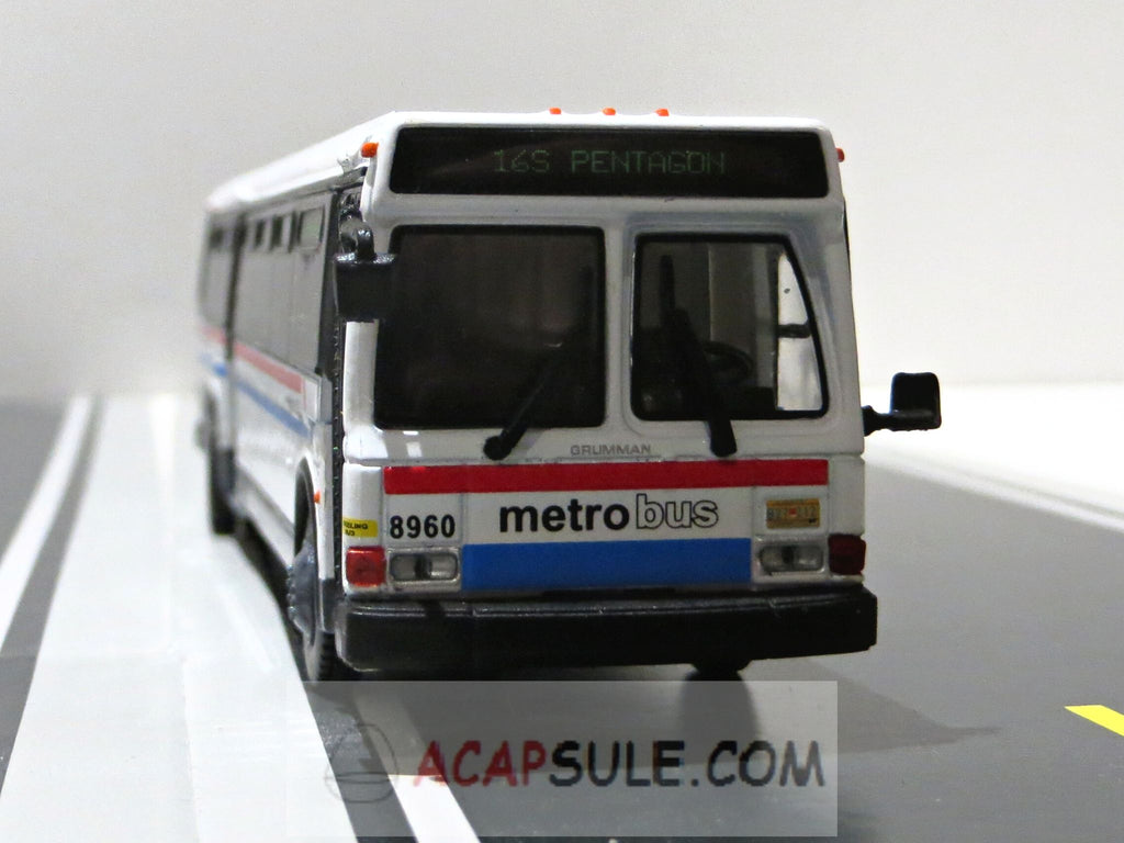 Wmata Toy WMATA Washington Route 16S to Pentagon 1980 Grumman 870 Transit Bus 1 ...