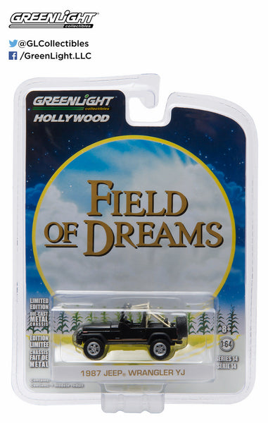 1987 Jeep Wrangler YJ from Field of Dreams 1/64 Scale Diecast Car