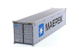 1/50 Scale Maersk 40' Dry Goods Sea Container Replica with Opening Doors