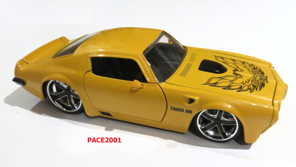 Jada Toys 1972 Yellow Pontiac Firebird  96798 - 1/24 scale Diecast Model Car - NOBOX