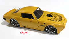 Jada Toys 1972 Yellow Pontiac Firebird  96798 - 1/24 scale Diecast Model Car - NOBOX