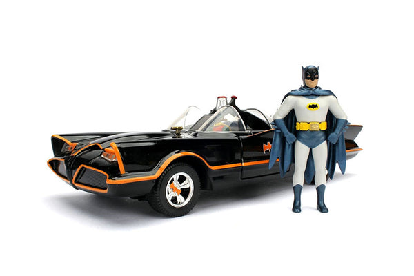 Classic TV Series Batmobile 1/24 Scale Diecast Model with Figures