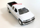 White 1999 Chevrolet Silverado 1500 z71 Extended Cab 1/27 Scale Diecast Model