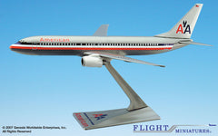 Flight Miniatures American Airlines (Scissors Eagle) Boeing 737-800 1/200 Scale Model with Stand