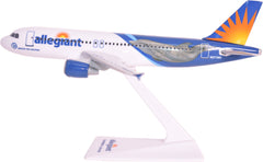 Flight Miniatures Winter the Dolphin Allegiant Air Airbus A320-200 1/200 Scale Model with Stand
