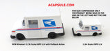 Kinsmart United States Postal Service Grumman LLV 1/36 Scale Toy Truck with Pullback Action