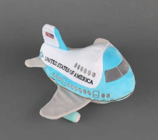 Air Force One Plush Toy Airplane with Sound