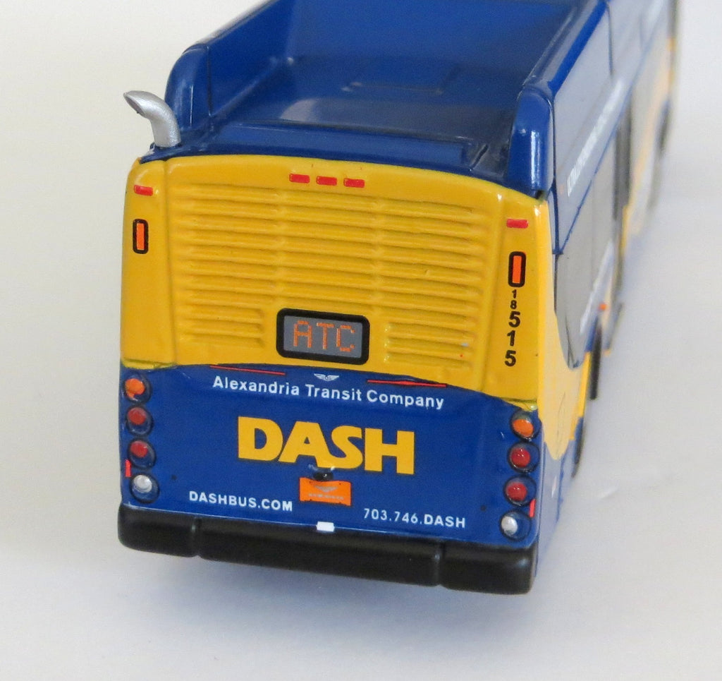 Dash Model Bus Alexandria DASH Bus 1/87 Scale New Flyer Xcelsior CNG Model Bus ...