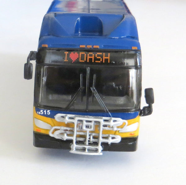 Alexandria DASH Bus 1/87 Scale New Flyer Xcelsior CNG Model Bus