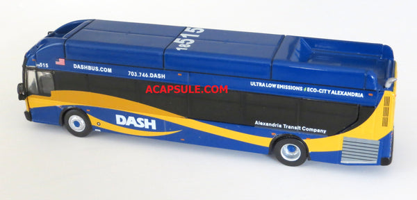 Dash Model Bus Alexandria DASH Bus 1/87 Scale New Flyer Xcelsior CNG Model Bus ...