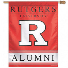 Rutgers Alumni Vertical Flag 27" x 37"