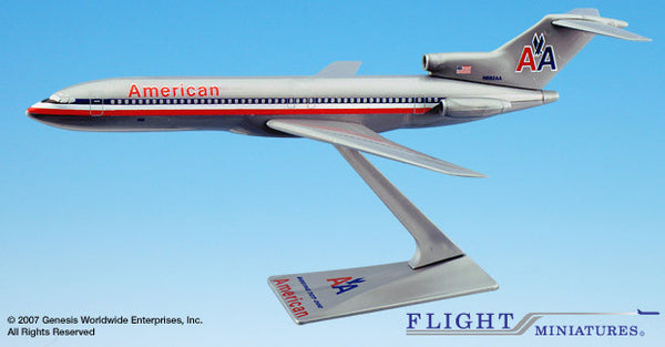 Flight Miniatures American Airlines Boeing 727-200 1/200 Scale Model with Stand