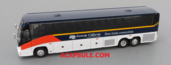 Amtrak California Thurway to Los Angeles - 1/87 Scale MCI J4500 Motorcoach Diecast Model