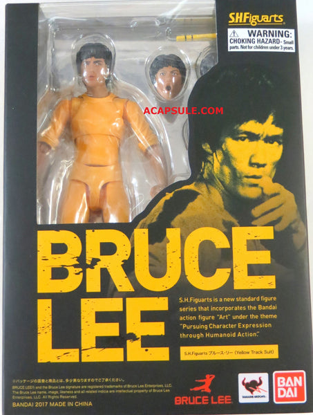 Bandai Tamashii Nations S.H. Figuarts Bruce Lee (Yellow Track Suit) Action Figure