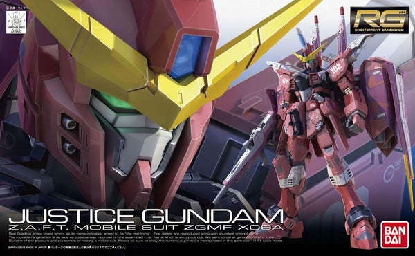 Justice Gundam Z.A.F.T. Mobile Suit ZGMF-X09A Real Grade 1/144 Model Kit