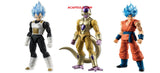 Bandai Shodo Vol 2 DragonBall Action Figures Set of 3 Son Gokou, Vegeta and Golden Freeza