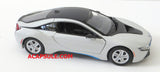 White 2018 BMW i8 Coupe 1/24 Scale Diecast Model