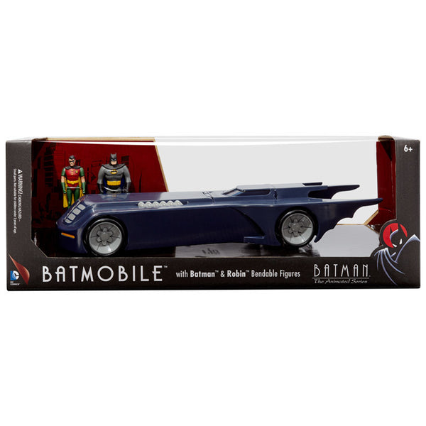Batman: The Animated Series - 14" Batmobile with Bendable Figures