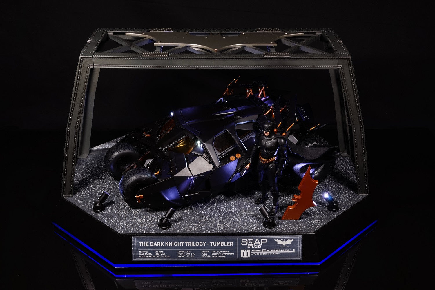 SOAP STUDIO 1/12 バットマン　ダークナイト　RC バットモービル Soap Studio 1/12 RC Batmobile Tumbler DX Pack Batman The