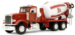 Big Farm Red Peterbilt Model 367 Cement Mixer Tractor 1/16th Scale