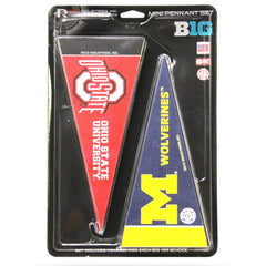 Big Ten Mini Pennant Set (includes Rutgers & Maryland)