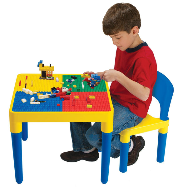 Block Builders Construction Table with Chair and 100 Blocks (IN STORE ONLY)