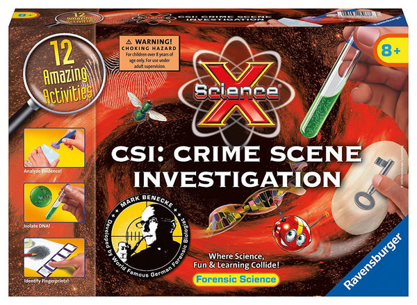 Science X CSI Crime Scene Investigation Activity Kit