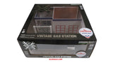 Mechanic's Corner Vintage Chevron Gas Station 1/64 Scale Diorama
