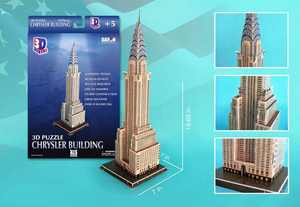 Chrysler Building 3D Building 70 Pieces