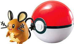 Pokemon Clip N Carry Dedenne and Poke Ball