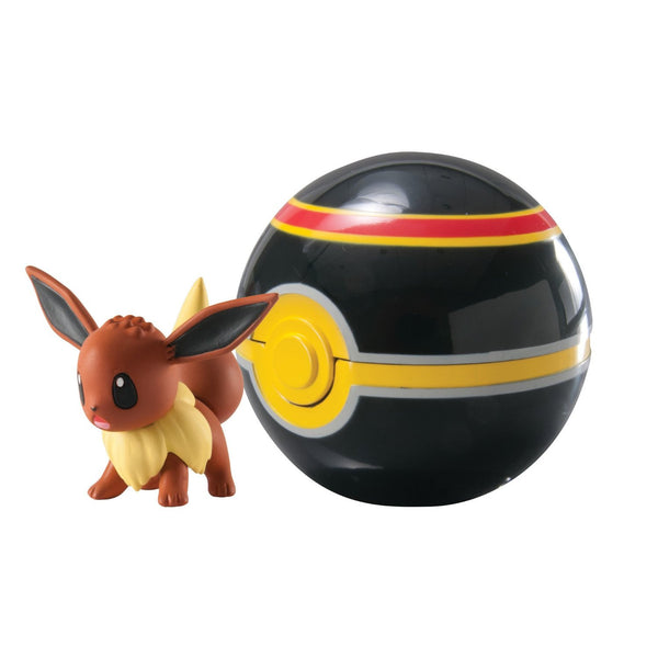 Pokemon Clip N Carry Eevee and Luxury Ball