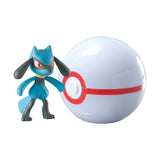 Pokemon Clip N Carry Riolu and Premier Ball