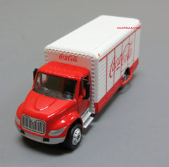 Coca Cola Beverage Truck 1/87 Diecast Model with Display Case