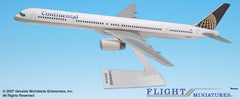 Flight Miniatures Continental Airlines Boeing 757-300 1/200 Scale Model with Stand N75851