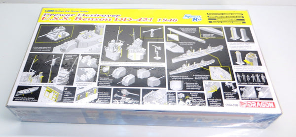 Dragon Models 1/350 Scale U.S.S. Benson DD-421, 1940 ~ Smart Kit