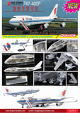 Dragon Air China 747-400P with Cutaway Views 1/144 Model Kit