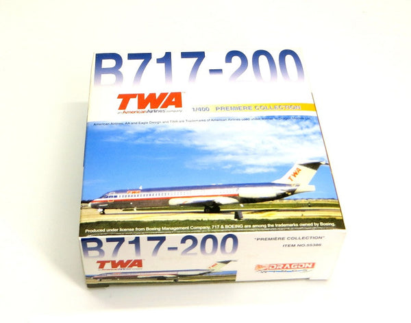 Dragon Wings TWA B717-200 (TWA American Merger Livery) 1/400 Diecast Model
