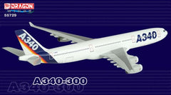 Airbus Corporate A340-300 with A380 Engine 1/400 Model w/ Stand & Gears