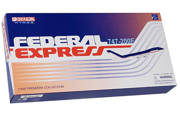 Federal Express 747-200F & MD-11F (2 aircraft model set) with Stand and Gears
