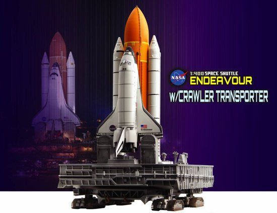 Dragon Space 1/400 Space Shuttle "Endeavour" w/Crawler Transporter