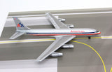 American Airlines Boeing 707-123 1/400 Model with Stand & Tin
