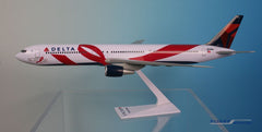 Flight Miniatures Delta Airlines Breast Cancer Research Boeing 767-400 1/200 Scale Model with Stand