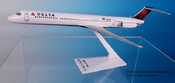 Flight Miniatures Delta Airlines MD-88 1/200 Scale Model with Stand
