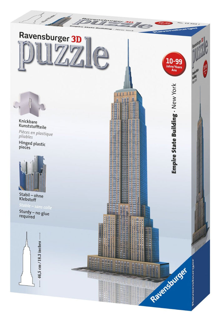 Ravensburger Empire State Building 3D Jigsaw Puzzle, 216 Pieces – Acapsule  Toys and Gifts