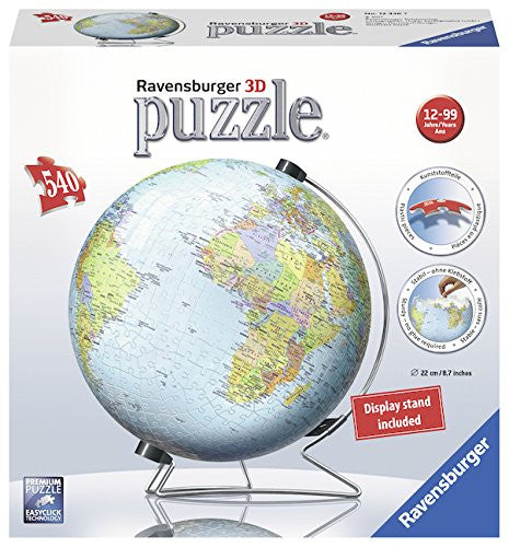 The Earth 3D Puzzle, 540 Pieces by Ravensburger