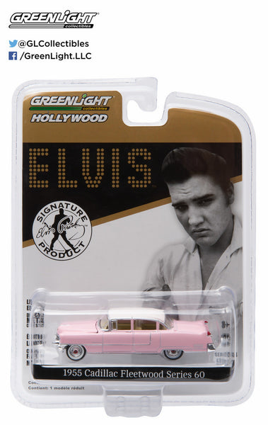 Elvis Presley's 1955 Pink Cadillac Fleetwood Series 60 1/64 Scale Diecast Model